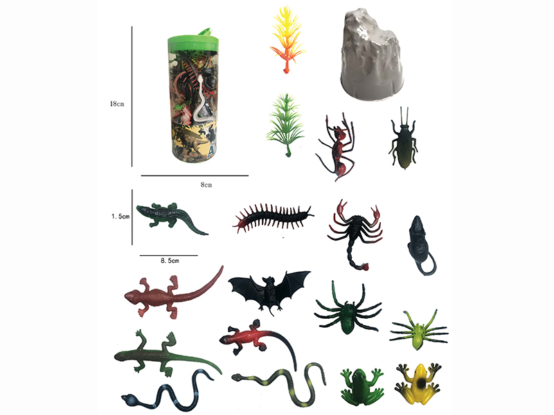 Reptiles Toys Set 16pcs