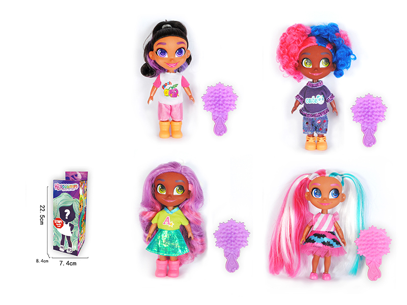 5.5 Inch Long Hair Girl Doll Series