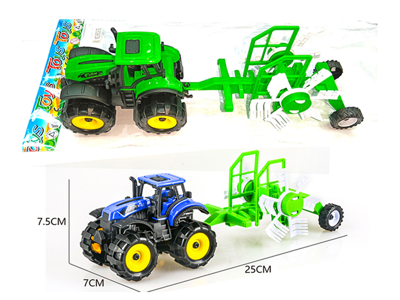 Friction Off Road Farmer'S Car With Windmill