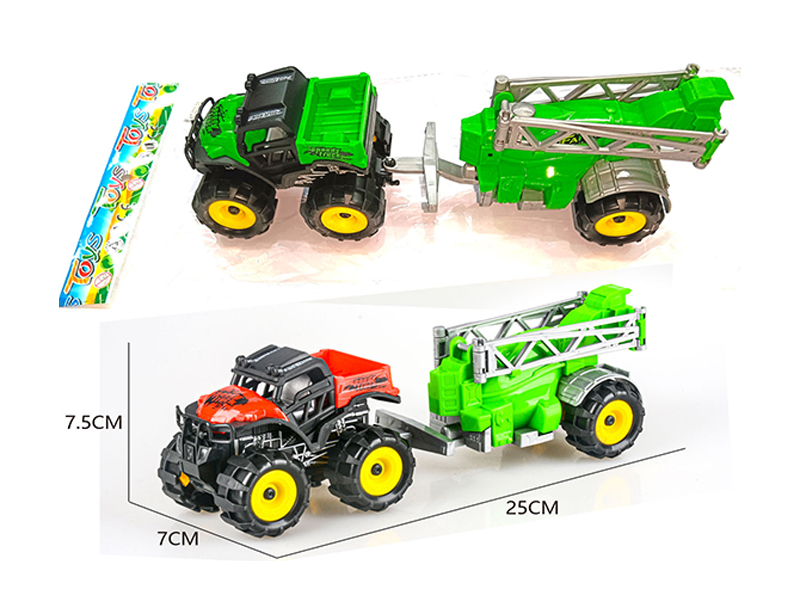 Friction All Terrain Off Road Farmer'S Car With Waterwheel