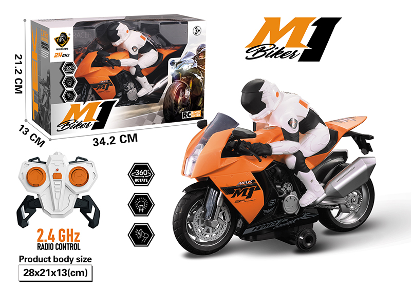 2.4G Remote Control 360° Rotating Motorcycle