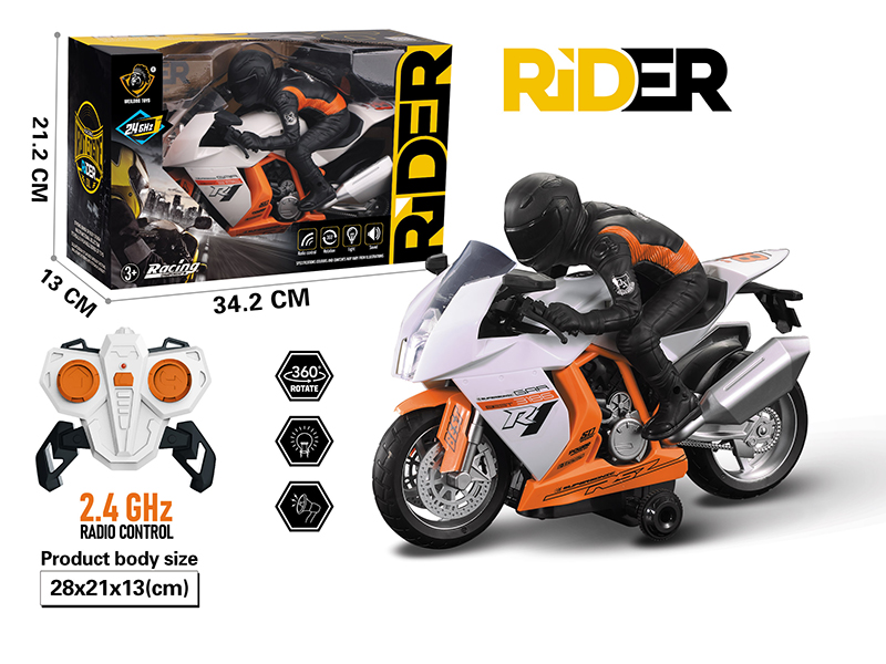 2.4G Remote Control 360° Rotating Motorcycle