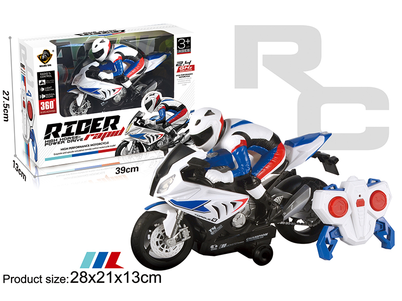 2.4G Remote Control 360° Rotating Motorcycle