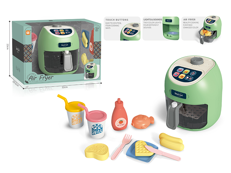 Air Fryer Toy(Touch Button With Color Change Function)