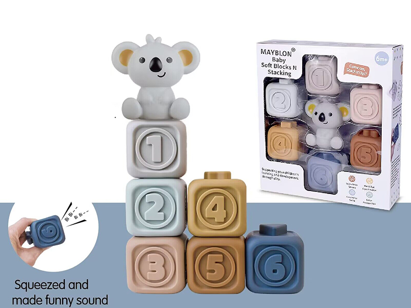 6 Soft Blocks + Koala