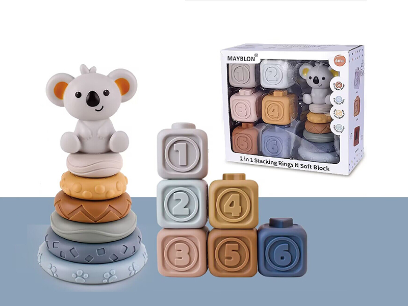 Koala Stacking Rings + Soft Block