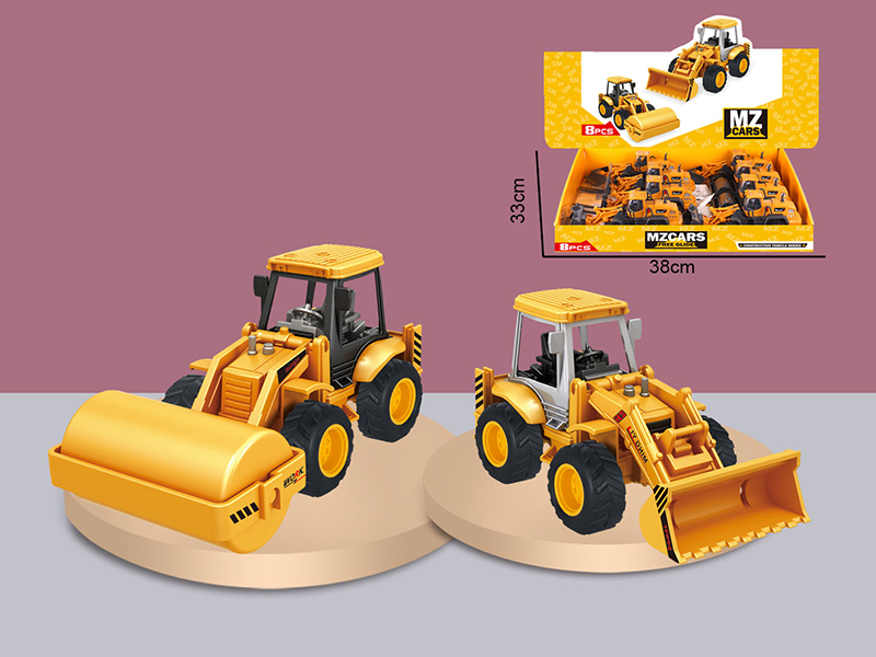 Friction Alloy Engineering Truck 8PCS