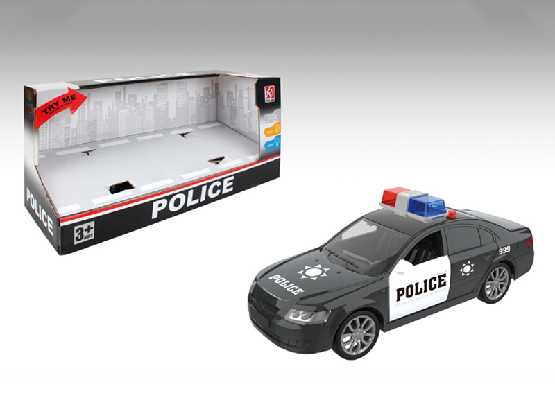 1:12 Friction Police Cars With Sound And Light