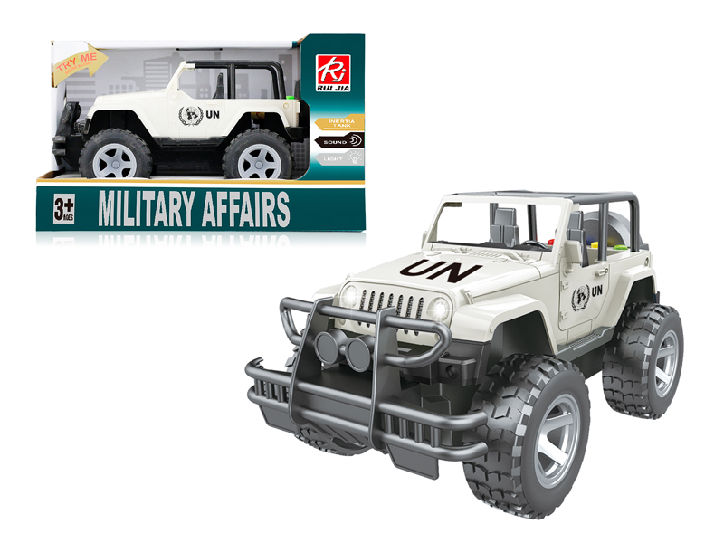 1:16 Friction Jeep With Sound And Light