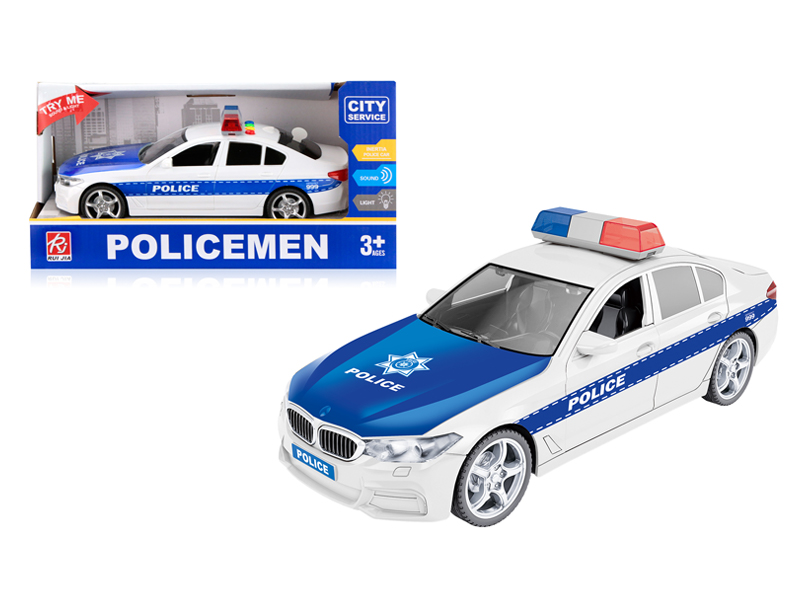 1:16 Friction Police Car With Sound And Light