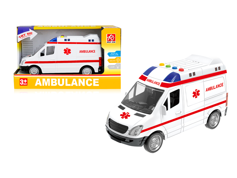1:16 Friction Ambulance With Sound And Light