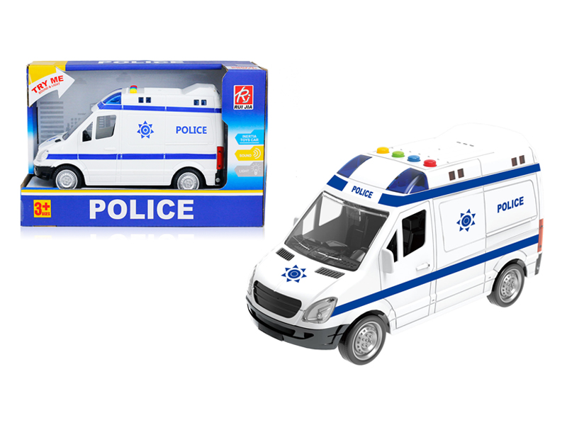 1:16 Friction Police Car With Sound And Light