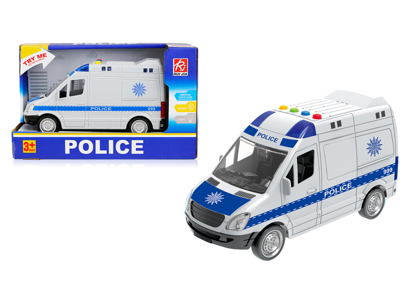 1:16 Friction Police Car With Sound And Light