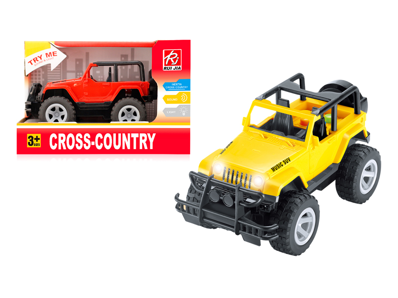 1:32 Friction Jeep With Sound And Light