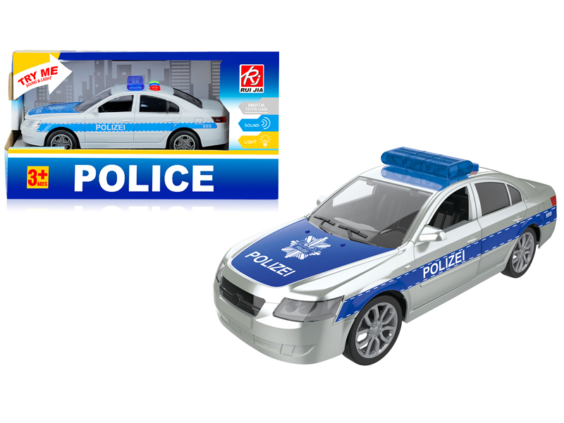 1:32 Friction Police Car With Sound And Light