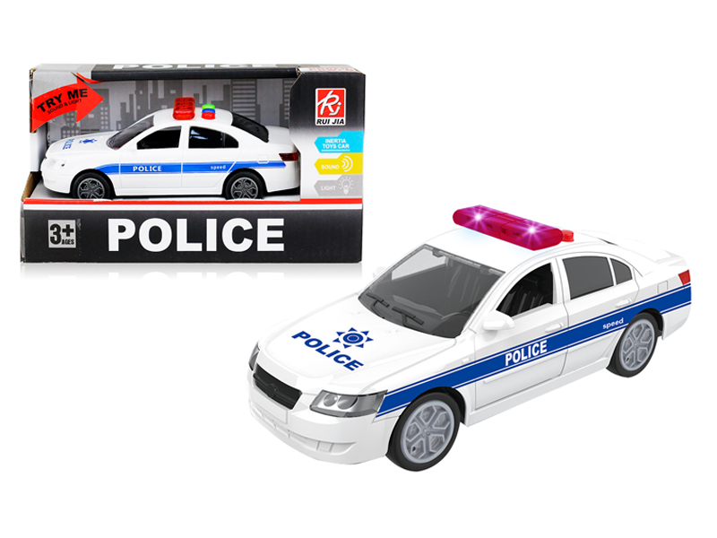 1:32 Friction Police Car With Sound And Light