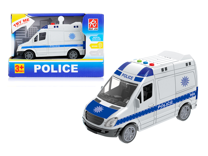 1:32 Friction Police Car With Sound And Light