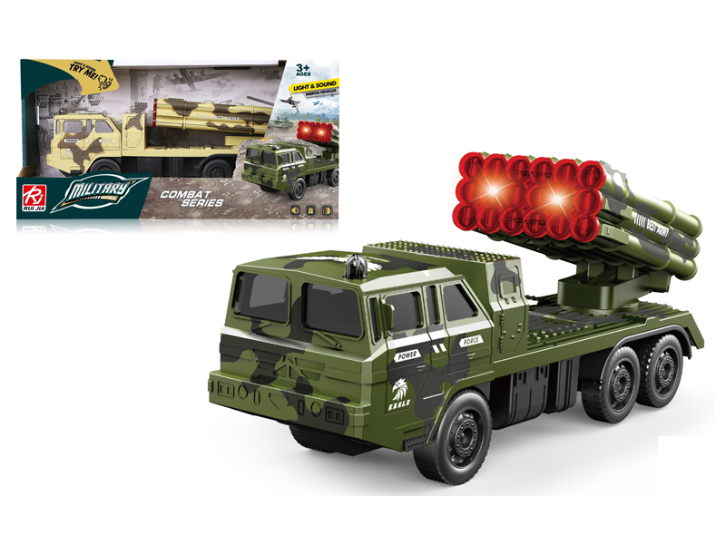 1:32 Friction Missile Vehicle With Sound And Light