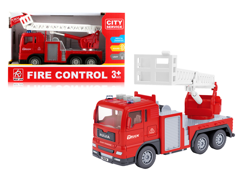 1:32 Friction Ladder Truck With Sound And Light