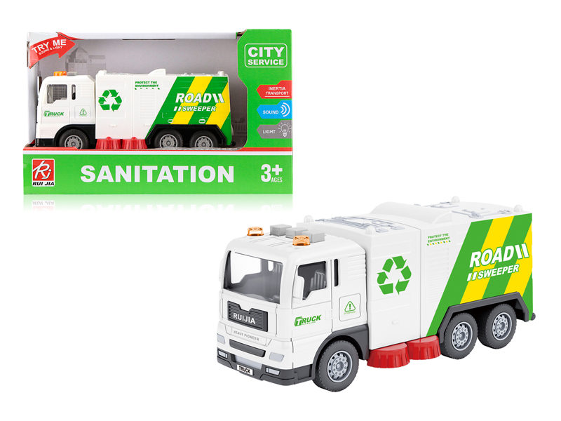 1:32 Friction Sanitation Sweeper With Sound And Light