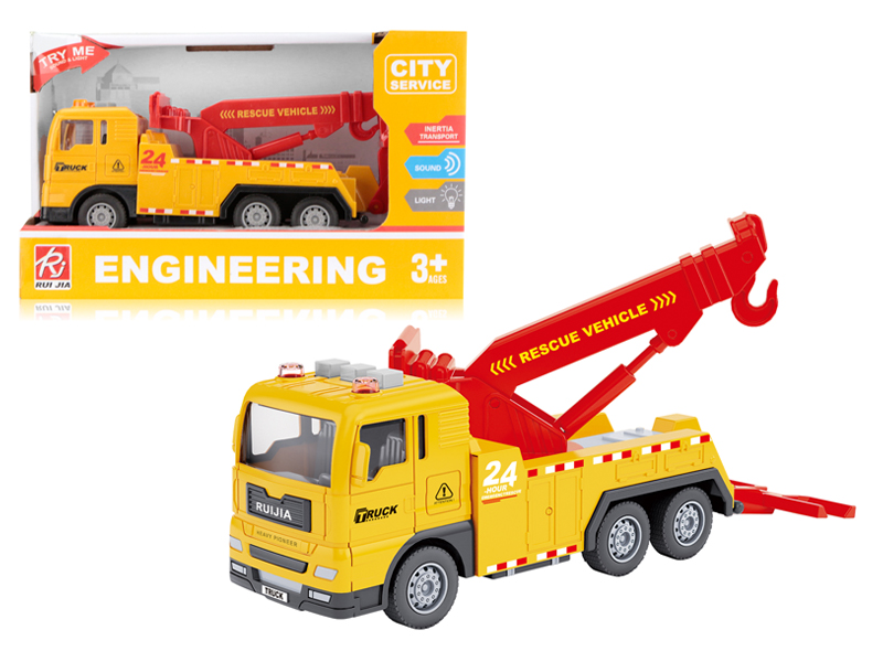 1:32 Friction Engineering Rescue Vehicle With Sound And Light