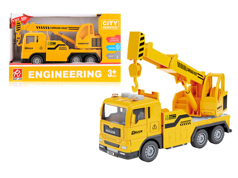 1:32 Friction Engineering Crane With Sound And Light