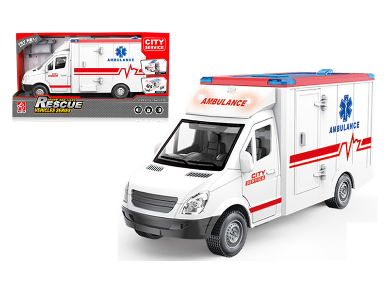 1:16 Friction Rescue Vehicle With Sound And Light