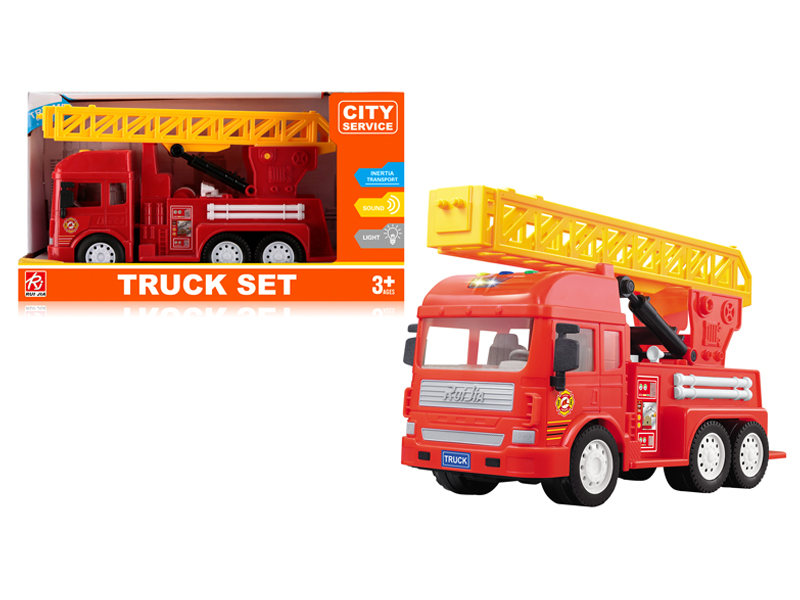 1:14 Friction Fire Engine With Sound And Light