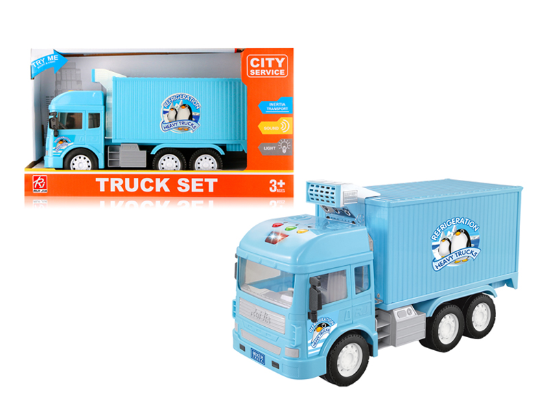 1:14 Friction Refrigeration Van With Sound And Light