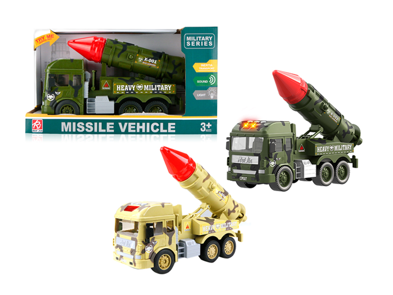 1:14 Friction Military Missile Vehicle With Sound And Light