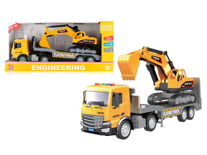1:18 Friction Truck With Sound And Light