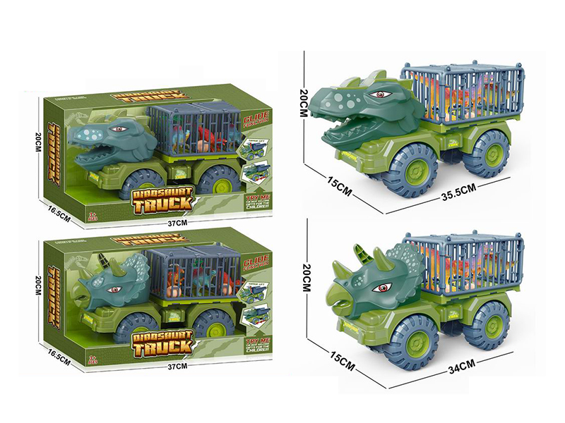 Large Size Slide Dinosaur Transport Truck