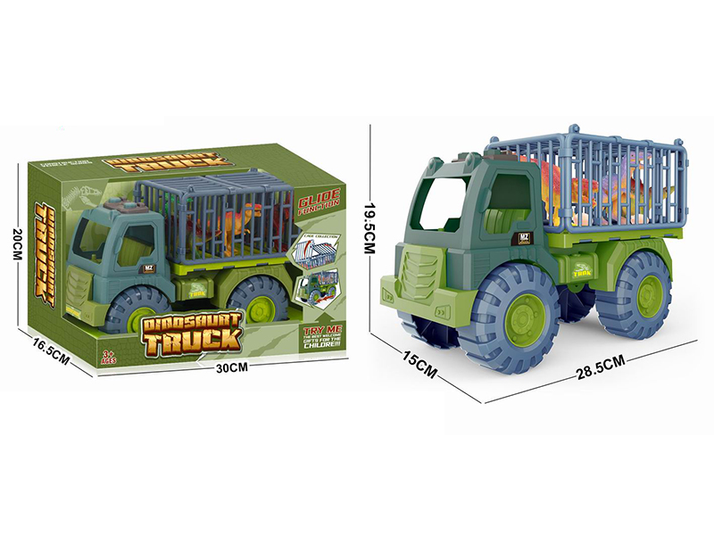 Large Size Slide Dinosaur Transport Truck