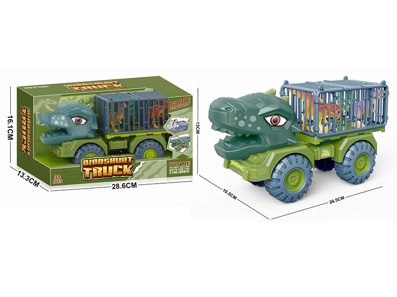 Middle Size Slide Dinosaur Transport Truck