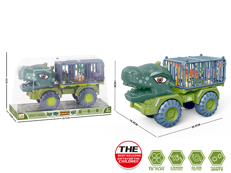 Slide Dinosaur Transport Truck