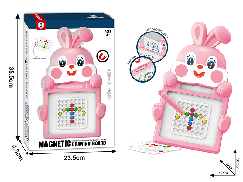 Middle Size Magnetism Drawing Board(Pink)