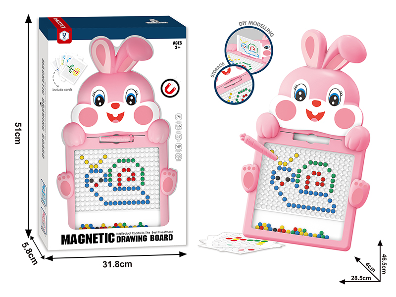 Large Size Magnetism Drawing Board(Pink)