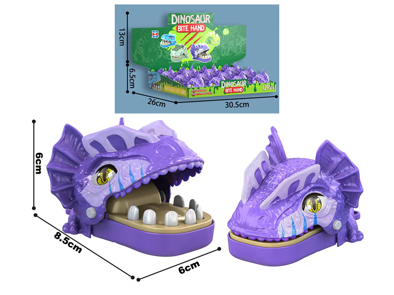 12Pcs Purple Mini Pterosaur Toy