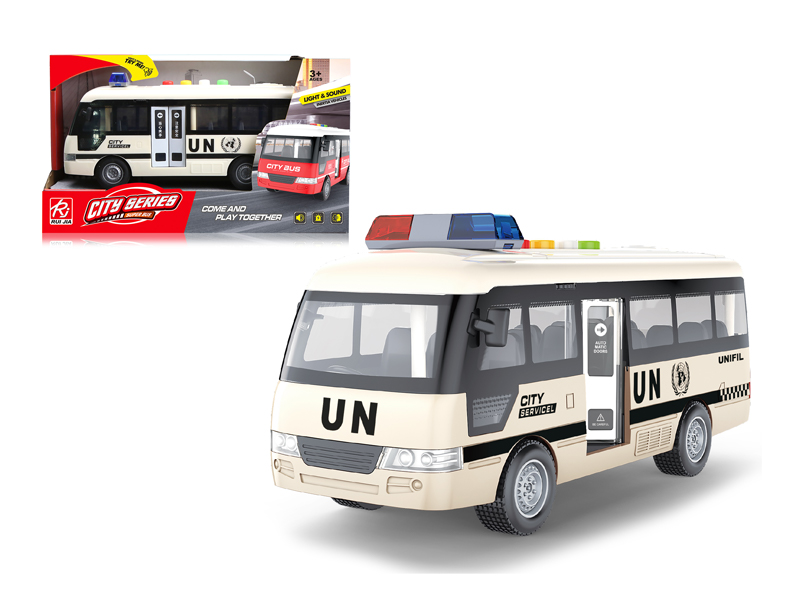 Friction Peacekeeping Bus With Sound And Light