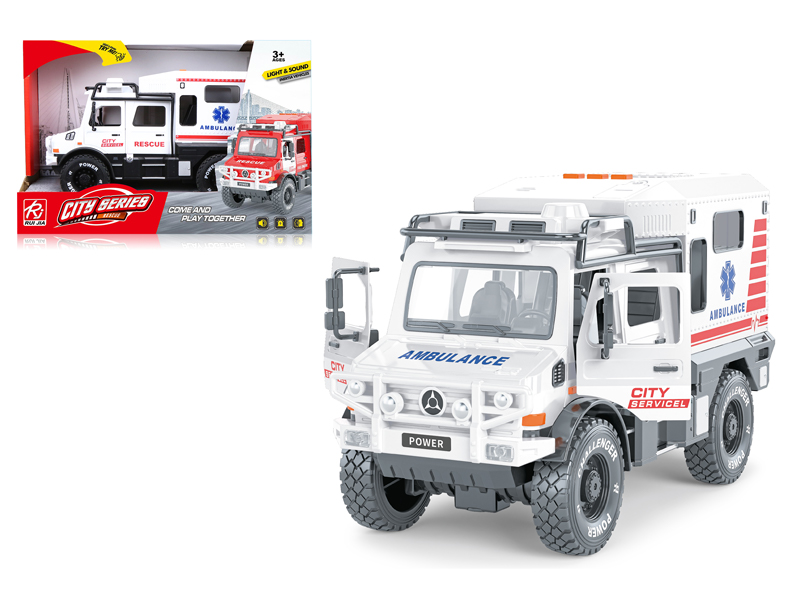 Friction Ambulance With Sound And Light