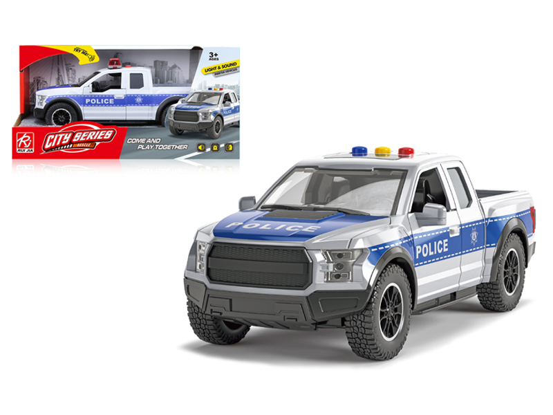 Friction Pickup Police Car With Sound And Light