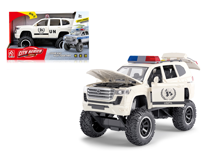 Friction Large Wheel Peacekeeping Vehicle With Sound And Light