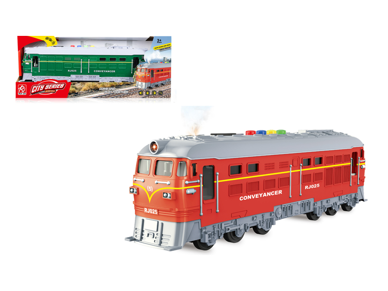 Friction Double Headed Train With Spray Sound And Light