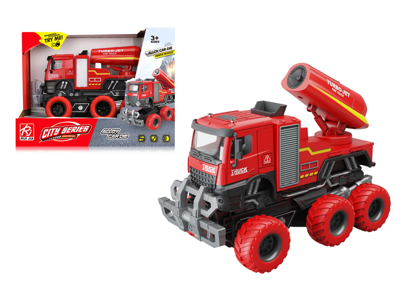 1:32 Friction Alloy Deformation Fire Turbojet Truck