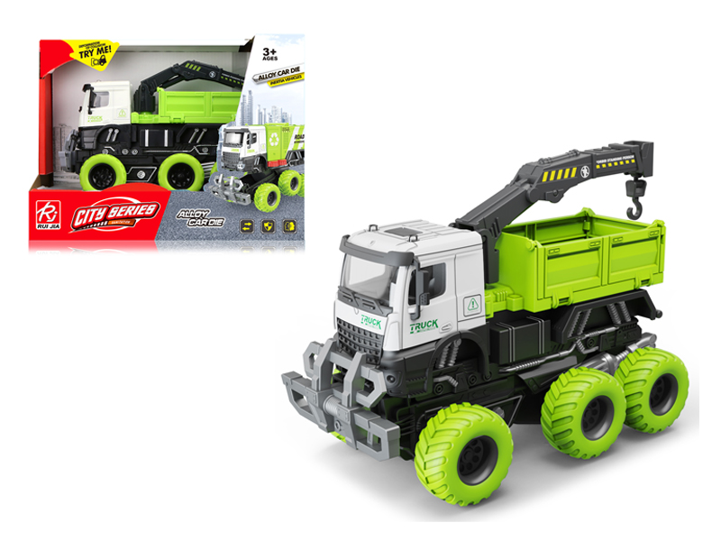 1:32 Friction Alloy Deformation Sanitation Crane Carrier