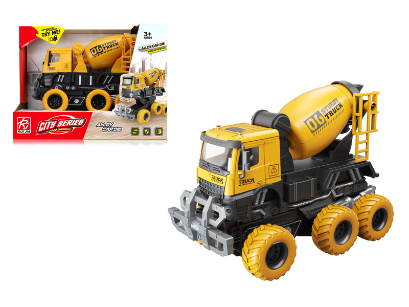 1:32 Friction Alloy Deformation Engineering Mixer Truck