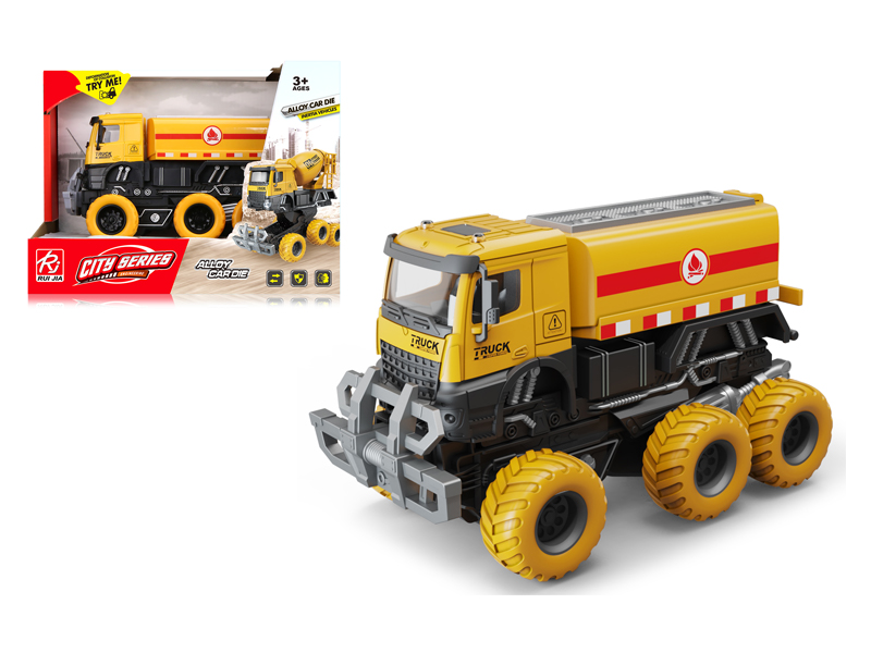 1:32 Friction Alloy Deformation Engineering Tank Truck