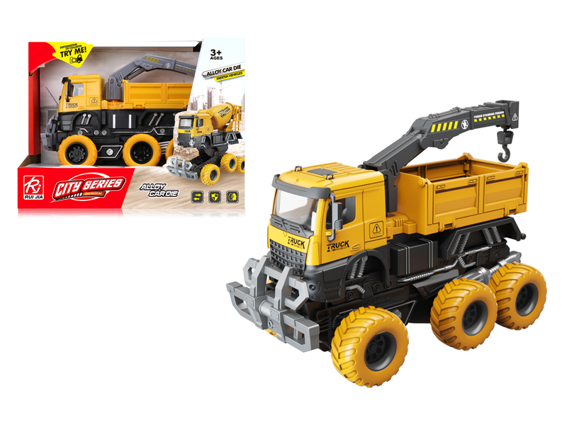 1:32 Friction Alloy Deformation Engineering Crane Carrier