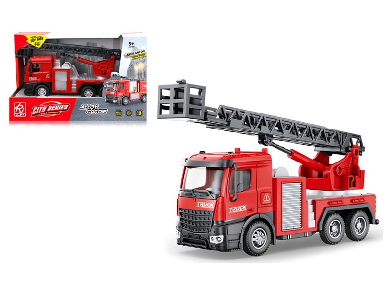 1:32 Friction Alloy Ladder Truck