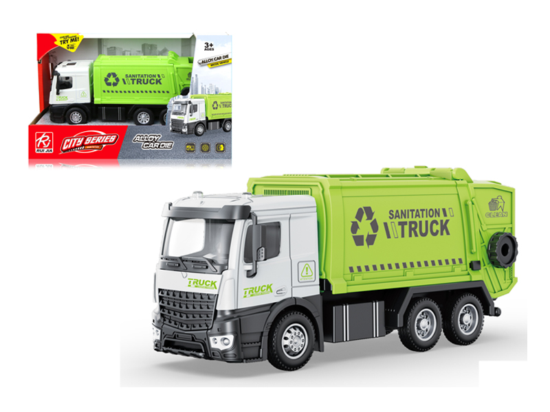 1:32 Friction Alloy Sanitation Truck